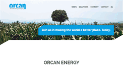 Desktop Screenshot of orcan-energy.com